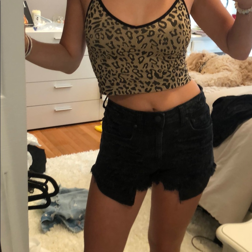 high waisted shorts